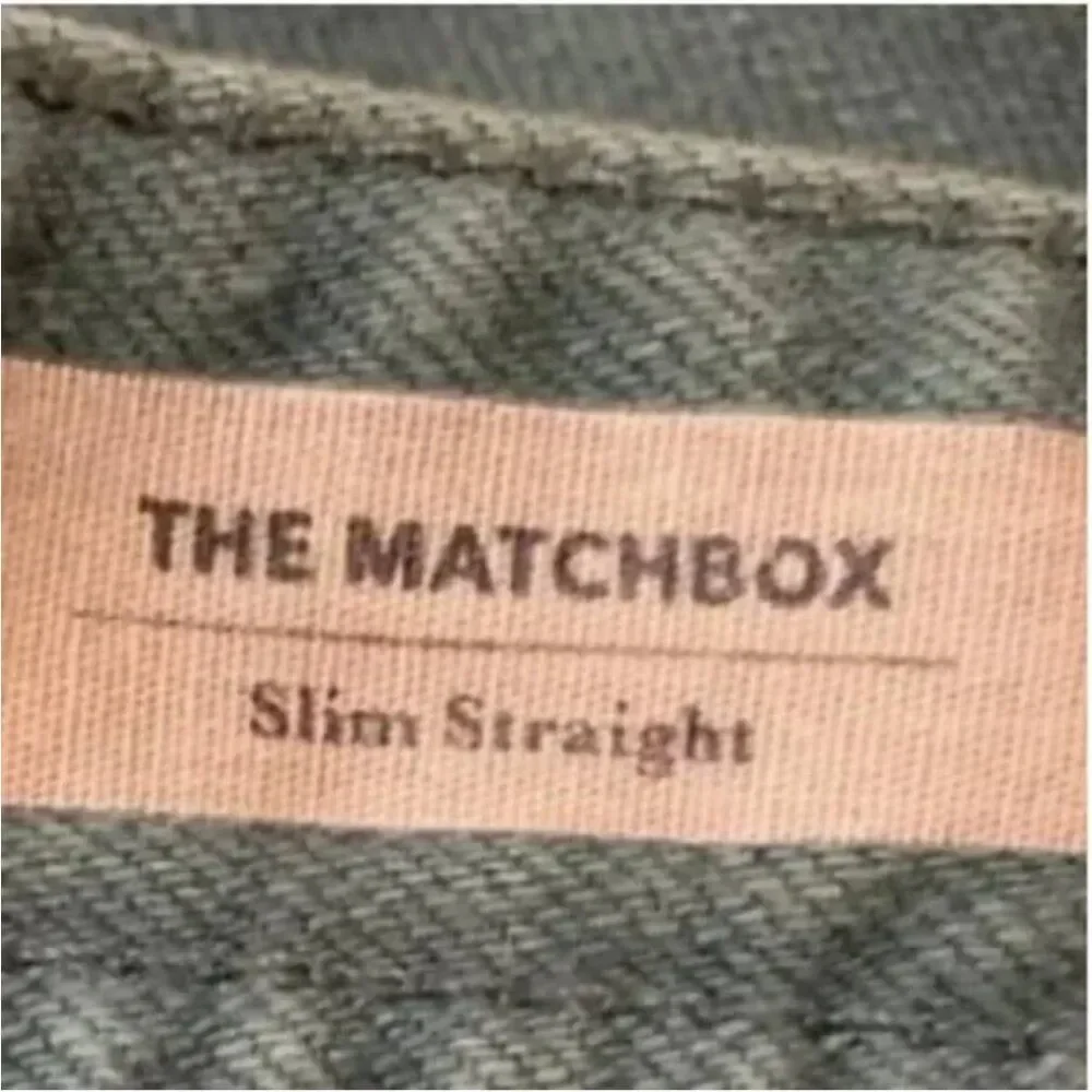AG Adriano Goldschmied The Matchbox Slim Straight Jeans Green Size 31